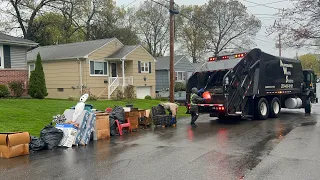 Garbage Truck Vs. Big Bulk Pile