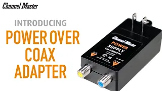 Introducing the Power Over Coax Adapter for TV Antenna Amplifiers | Channel Master CM-3400PIPS