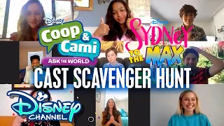 Sydney to the Max and Coop & Cami Ask the World 🎉 | Virtual Scavenger Hunts | Disney Channel