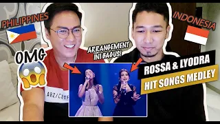 ROSSA X YOVIE WIDIANTO X LYODRA - MEDLEY HITS SONG | KONSER 25 TAHUN ROSSA | REACTION