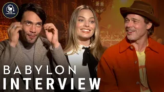 'Babylon' Interviews | Brad Pitt, Margot Robbie, Diego Calva & More