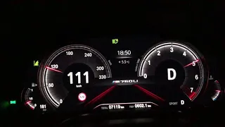 BMW 760Li 6.6 V12 (610HP) Acceleration 0-300 KM/H 2019