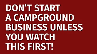 How to Start a Campground Business in 2024 | Free Campground Business Plan Included | Ideas