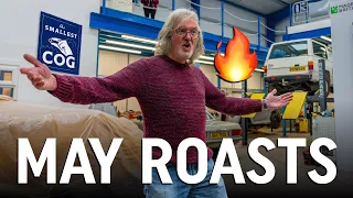 James May roasts Richard Hammond's new workshop!