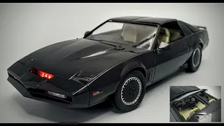 Knight Rider KITT Pontiac Firebird 1/24 Scale Model Kit Build How To Assemble Light Sound Decal