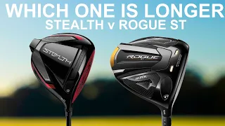 TAYLORMADE STEALTH v CALLAWAY ROGUE ST MAX THE REAL TEST