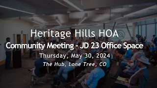 Heritage Hills HOA Community Meeting