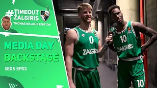 #TimeOutŽalgiris Se05 Ep02 (EuroLeague Media Day with Thomas Walkup)