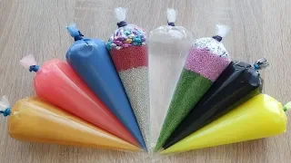 Making Crunchy Slime With Piping Bags # 306