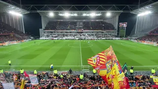 Les Corons, chanté par le stade Bollaert-Delelis (RCL-PSG 04/12/2021)