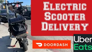 MRBEAST BURGER DELIVERY ON A DUALTRON STORM | ELECTRIC SCOOTER ACADEMY DOORDASH UBEREATS