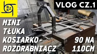 Buduję mini tłukę, mini kosiarko-rozdrabniacz do trawy - VLOG cz.1