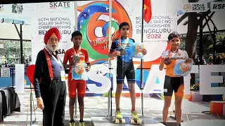 9 to 11 boys ,rink-3 finals,60th nationals bengalure 2022.SIDDARDHA,silver medal from andhrapradesh,