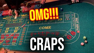 CRAPS! SMASHING THOSE 7s!! HUGE ROLLS!!!