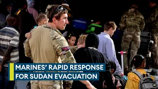 Royal Marines' race to evacuate British nationals from Sudan