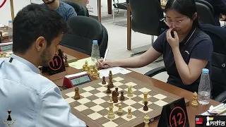 Vidit Gujrathi stunned by Women's World Champion Ju Wenjun | Sharjah Masters 2023