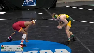 157lbs David Carr (Iowa State) vs Jared Franek (North Dakota State)