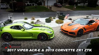 2017 Dodge Viper ACR-E vs 2019 Chevrolet Corvette ZR1 ZTK M7 Comparison - JFK Auto