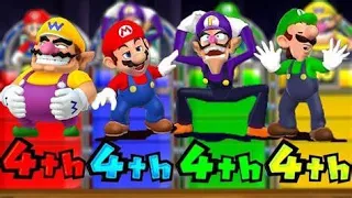 Mario Party 9 Bob-Omb Factory - Mario Vs Luigi Vs Wario Vs Waluigi (Normal Difficulty)