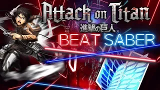 [beat saber] Attack On Titan  -  Shoukei to Shikabane no Michi by Linked Horizon (Opening 5) Expert+