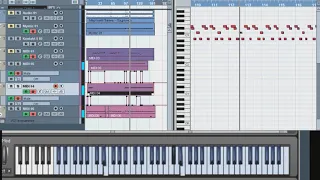 Мертвий півень - Поцілунок cover piano Cubase project