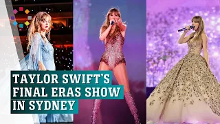 Taylor Swift takes the stage for the last time in Australia