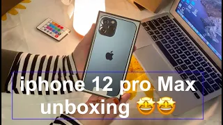 Iphone 12 pro Max unboxing آيفون 12 برو ماكس 🤩