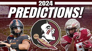 Florida State 2024 College Football Predictions! - Seminoles Full Preview