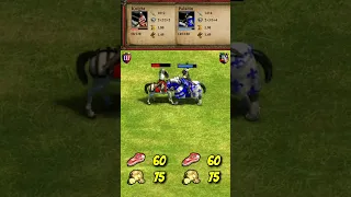 Knight vs Paladin (AoE2) #Shorts