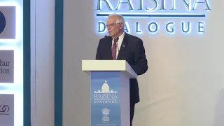 HRVP Josep BORRELL FONTELLES in New Delhi, India for the Raisina Dialogue 2020