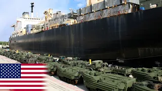Rapid Deployment, More Hundreds of US Military Vehicles and Aircraft Arrive in Subic Bay Philippines