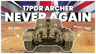 Playing Britain's WORST Tank in War Thunder (17pdr Archer)