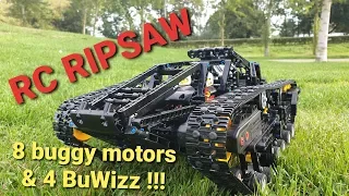 Lego Technic Ripsaw EV1, 8 Buggy Motors Powered by BuWizz.