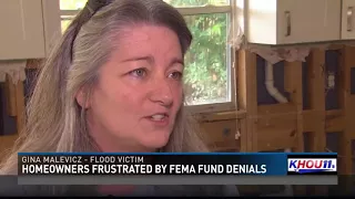 Homeowners frustrated by FEMA fund denials