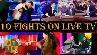 TOP 10 FIGHTS & ARGUMENTS ON LIVE TV