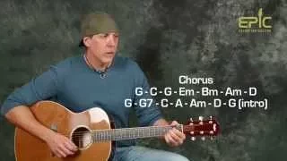 Guitar Lesson Eagles Lyin' Eyes acoustic song with strumming patterns chords beginner intermediate