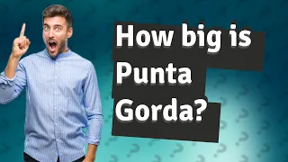 How big is Punta Gorda?