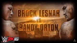 WWE Summerslam 2016 Randy Orton vs Brock Lesnar (WWE 2K16 Promo)