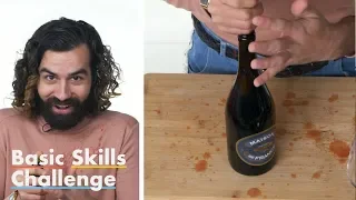 50 People Try to Open a Bottle of Wine | Epicurious