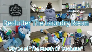 Declutter The Laundry Room