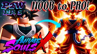 GETTING OP In Anime Souls X (Noob 2 Pro P2W) Ep 1