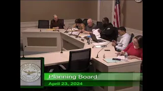 Planning Board - April 23, 2024; 7:00PM