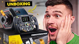 UNBOXING & TEST DE MON NOUVEAU VOLANT THRUSTMASTER [T818 + SF1000 + T-LCM] 🏎️