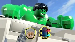 LEGO MARVEL Super Heroes 100% Walkthrough - Taking Liberties (All Minikits, Stan Lee in Peril)