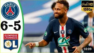 PSG VS LYON 6-5 FINAL ALL GOALS AND EXTENDED HIGHLIGHTS 2020