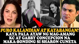 DAPAT LANG! SHARON CUNETA IKINAKAHIYA NG ANAK NA SI KC AT DATI NITONG ASAWANG SI GABBY CONCEPCION