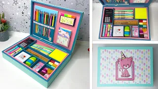 How to make a drawing organizer // Crafts from cardboard and paper