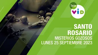 Santo Rosario de hoy Lunes 25 Septiembre de 2023 📿 Misterios Gozosos #TeleVID #SantoRosario