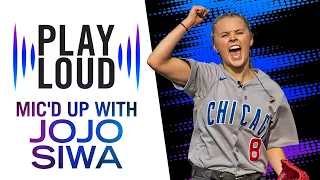 JoJo Siwa MIC'D UP at 2021 Celeb Softball! (Noah Beck interference during foul ball??)