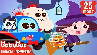 🎃Lima Labu Kecil Lari Dari Rumah Penyihir | Lagu Anak | Lagu Halloween | BabyBus Bahasa Indonesia